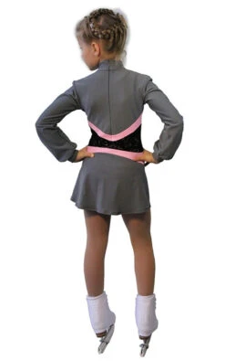 IceDress Figure Skating Dress-Thermal - Jackson (Light Grey With Pink Belt) -SkateHaven Store 3506d6cfa2bdbcca05c5a4a9e16230fc 87290 47568 18597 43252 82836 52185.1582447341