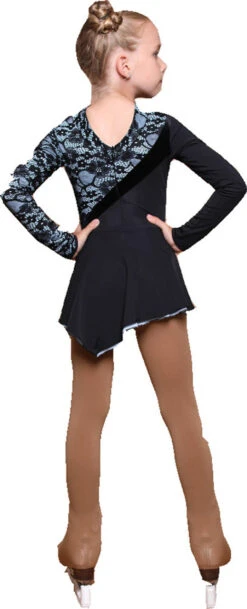 IceDress Figure Skating Dress - Thermal - Charm (25% OFF, Size AM, Black With Pale Blue) -SkateHaven Store 3634b90e7ae7 76663.1632398991