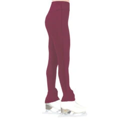 Jerry's 388 High Waist Fleece Figure Skating Leggings - Wine