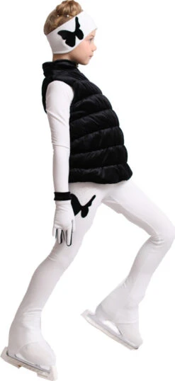 IceDress Figure Skating Vest - Thermal - Velvet (Black) -SkateHaven Store 3 08047 01921 79971.1582461720