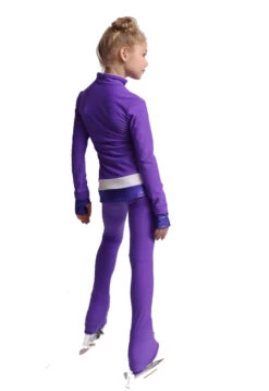 IceDress Figure Skating Outfit - Thermal - Tutti Frutti(Purple, White) -SkateHaven Store 3 21713 83636.1582434053