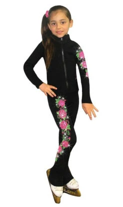 Ice Skating Jacket With "Roses Swirls" Design 6 Ice Skating Jacket With "Roses Swirls" Design -SkateHaven Store 3 32776.1667940885