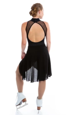 Elite Xpression - Black Chiffon Skirt - Large Waist Band -SkateHaven Store 3 40445.1663971586