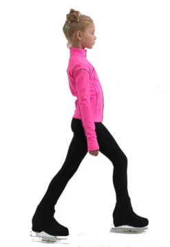 IceDress Figure Skating Jacket - Thermal - Kant (Hot Pink With Black) -SkateHaven Store 3 82809 43029 04146.1582511645