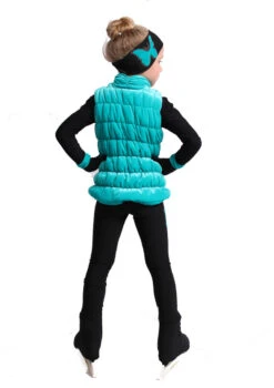 IceDress Figure Skating Vest - Thermal - Velvet (Mint) -SkateHaven Store 3 96344 07047 28904 45086.1582514086