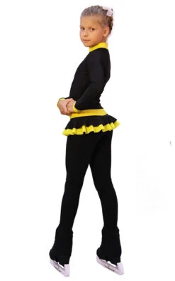 IceDress - Figure Skating Training Overalls - Valley (Black With Yellow) -SkateHaven Store 3a1ba233b47d 55725 00039.1582497492