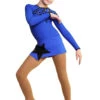 IceDress Figure Skating Dress - Thermal - Constellation (Cornflower Blue With Black) -SkateHaven Store 3b75b613aeab 86454.1601395568