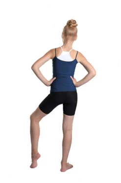 IceDress - Two-color Figure Skating Cami Top (10% OFF, Size CL, Dark Blue And White) -SkateHaven Store 4.1672310653 53851.1684752316