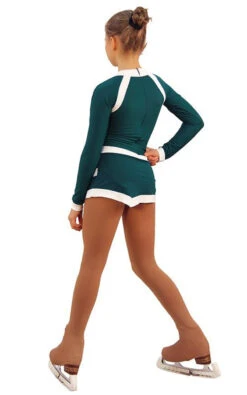 IceDress Figure Skating Dress - Thermal - IceSports (Dark Blue And White) -SkateHaven Store 4342b2851e92 82016 14835 10935.1582489181