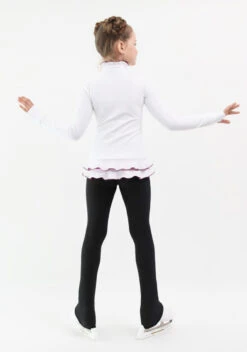 IceDress Figure Skating Jacket - Thermal - Minx (White, Purple, Black) -SkateHaven Store 4 36017 25933.1582488622