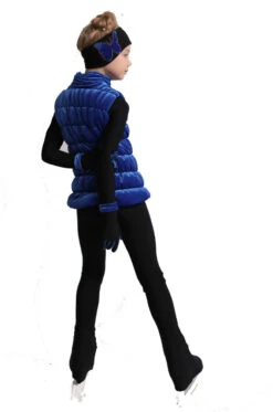 IceDress Figure Skating Vest - Thermal - Velvet (Cornflower) -SkateHaven Store 4 74885 95760 90497.1582457820