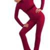 IceDress Figure Skating Overalls - Thermal - Style (Bordeaux With Velvet Trim) -SkateHaven Store 4a3efd869cd4 96979 54747 52421.1582479522