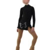 IceDress - Figure Skating Skirts - Rogue (Black With Big Butterfly ) -SkateHaven Store 4a6bbff502ef 85438 93306.1582496407