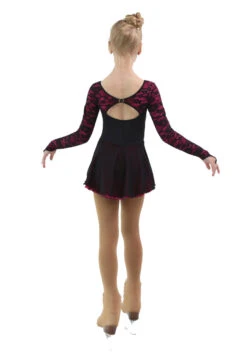 IceDress Figure Skating Dress - Thermal - Harmony (Black With Fuchsia) -SkateHaven Store 4c06bfa8843b 19491 51934 21867.1582514556