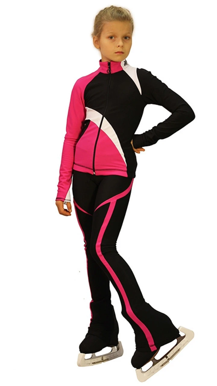IceDress - IceDress Figure Skating Thermal Pants - Split (Fuchsia) 3 IceDress - IceDress Figure Skating Thermal Pants - Split (Fuchsia)
