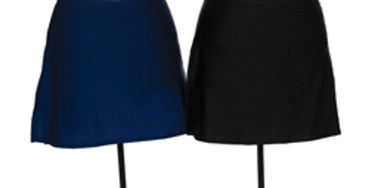 516 Jerry's Lycra Box Skirts - Navy Blue 3 516 Jerry's Lycra Box Skirts - Navy Blue
