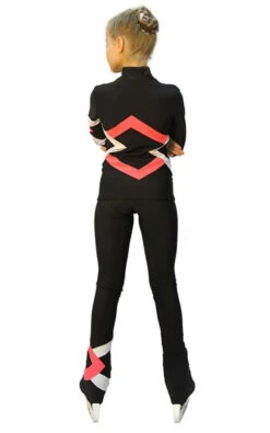 IceDress Figure Skating Outfit - Thermal - Bauer (Black, Coral And White) -SkateHaven Store 52840029c2fa 47637 15949 56889.1582444274