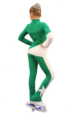IceDress Figure Skating Outfit - Thermal - Space (Green With White) 7 IceDress Figure Skating Outfit - Thermal - Space (Green With White) -SkateHaven Store 53e0d3d980ec 08904 74974 12957.1582430746