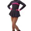 IceDress Figure Skating Dress - Thermal - Bows (Dark Grey And Fuchsia) -SkateHaven Store 5998ec79cfe3c281367ce6a3a21bf397 67170 22348 62916 43670 97371 51872.1582447049