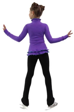 IceDress Figure Skating Jacket - Thermal - Minx (Purple,Turquoise, Black) -SkateHaven Store 5 07509 21947 79257.1582513609