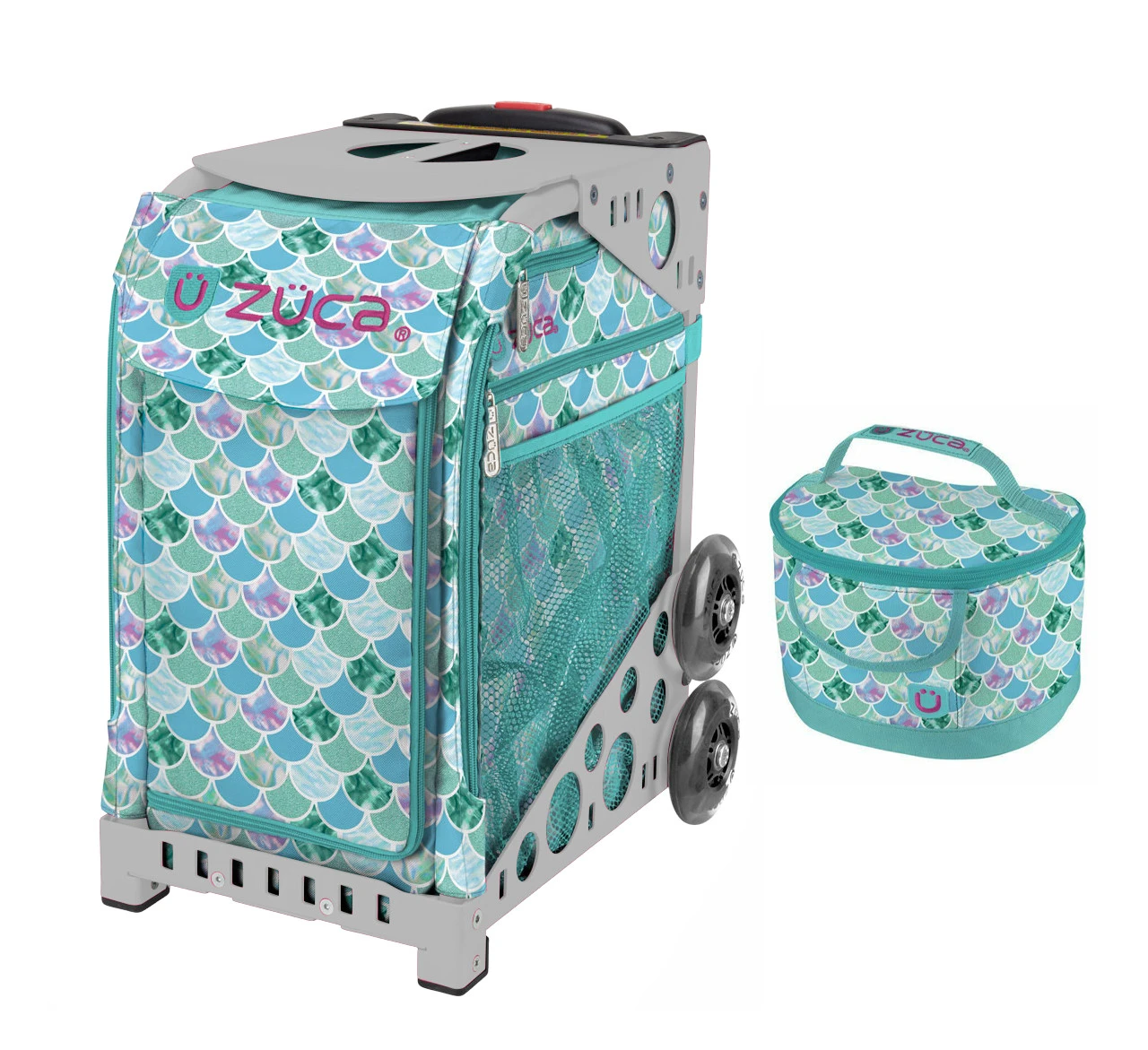 Zuca Sport Bag - Kokomo Mermaid W/Lunchbox (Limited Edition/Grey Frame) 3 Zuca Sport Bag - Kokomo Mermaid W/Lunchbox (Limited Edition/Grey Frame)