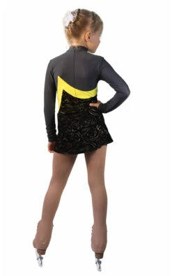 IceDress Figure Skating Dress-Thermal - Charlotte (Gray And Yellow) -SkateHaven Store 5bf5560e294531167cbd05f9ad71fde0 55218 92004 29994 38704 97850 50133.1582447925