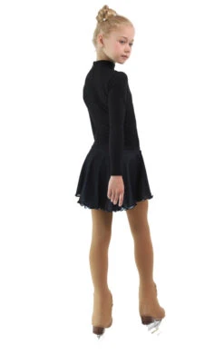 IceDress - Figure Skating Skirts - Harmony (Black With Pearl Blue ) -SkateHaven Store 6355bd38c3f8 34600 07577 19640.1582513410