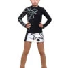 IceDress Figure Skating Jacket - Thermal - Rock Star (Black With Silver And Rhinestones) -SkateHaven Store 65089de3a13d 04227 17881.1687623302