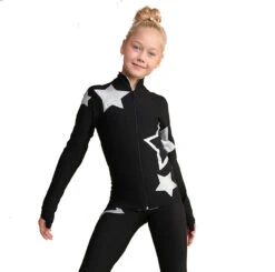 IceDress Figure Skating Pants - Thermal - Star Sky (Black With Silver) -SkateHaven Store 690ee7736040 87013 54886 82792.1601469263