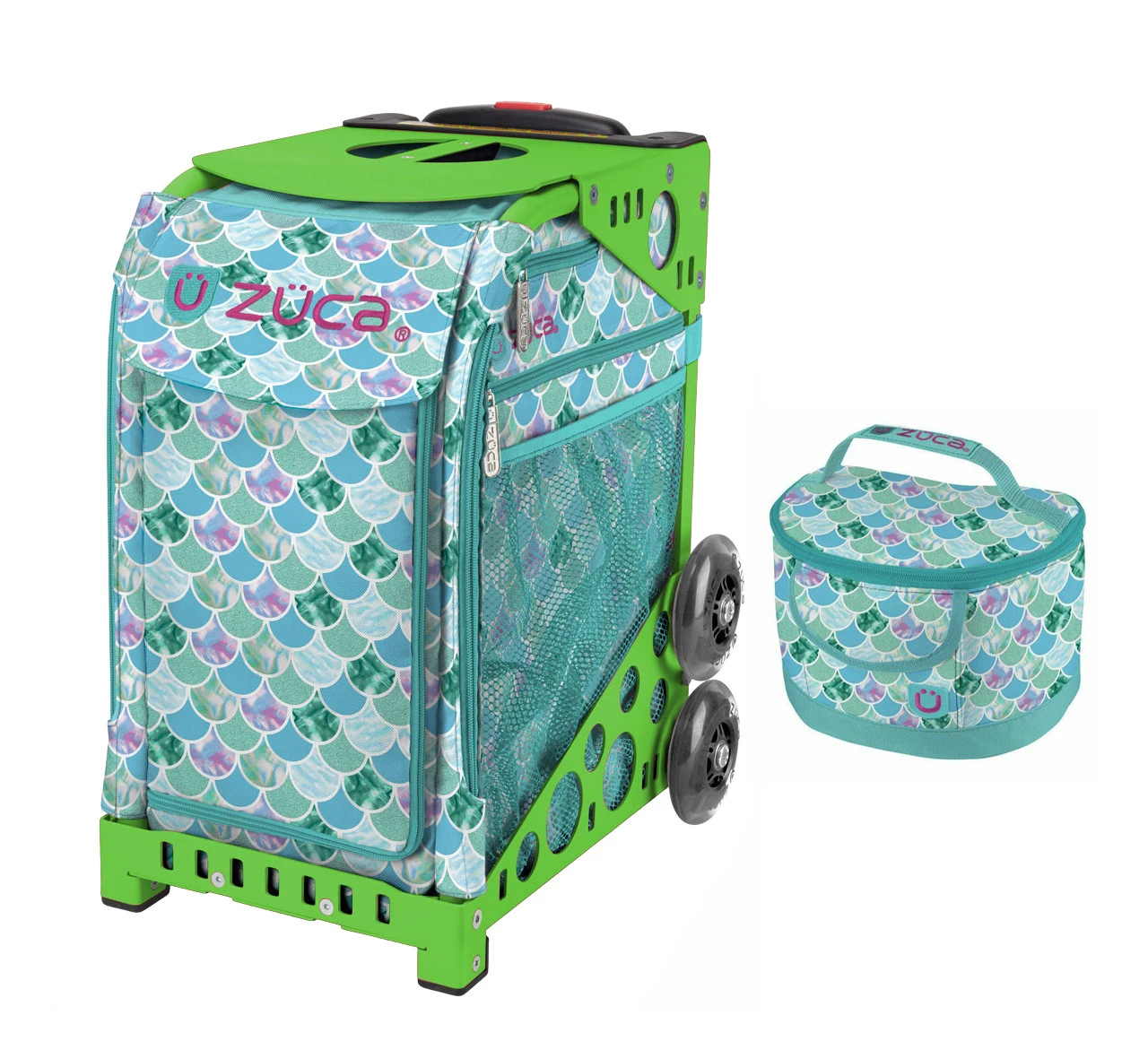 Zuca Sport Bag - Kokomo Mermaid W/Lunchbox (Limited Edition/Green Frame) 3 Zuca Sport Bag - Kokomo Mermaid W/Lunchbox (Limited Edition/Green Frame)