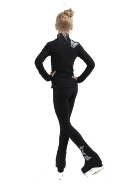 IceDress Figure Skating Pants - Thermal - Fairy Tale (Black) -SkateHaven Store 6 64121 23122 99909 15630.1582513083