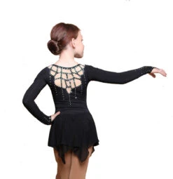 IceDress Figure Skating Dress - Thermal - Oriental Tale (Black) -SkateHaven Store 6c02455aa337 76685.1601395599