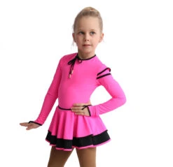 IceDress Figure Skating Dress - Thermal - Duet (Hot Pink With Black) -SkateHaven Store 6d759b37c6c1 24068 73985 62883 86392.1582515642
