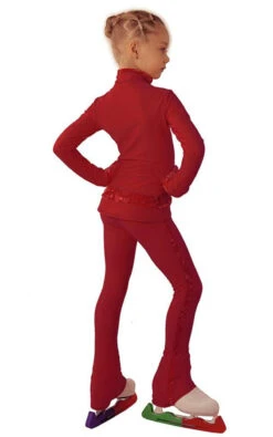 IceDress Figure Skating Outfit - Thermal - Butterfly(Red With Velvet And Crystals Preciosa) -SkateHaven Store 6df6760012a0 86104 31631 53884.1582443936