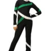 IceDress - Figure Skating Training Overalls - Quad (Black, Green And White) -SkateHaven Store 6fae63df94cd 06936 61882.1582469366