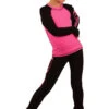 IceDress Figure Skating Outfit - Thermal - IceDress Lite (Linglish With Leggings) (Black With Pink) -SkateHaven Store 7138a6e207b4 65143 73212 36199.1582443233