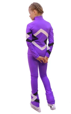 IceDress Figure Skating Outfit - Thermal - Bauer (Purple, Black And White) -SkateHaven Store 75d861210a92 50596 39578 18581.1582430973