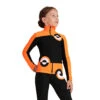 IceDress Figure Skating Outfit - Thermal - Bubble Gum (Black, Fluorescent Orange) -SkateHaven Store 7984bc321844 30564.1600954783