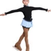 IceDress Figure Skating Dress - Thermal - Dragonfly (Black With Pale Blue) -SkateHaven Store 7aae8ede5f6d 87741.1601395580