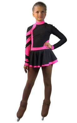 IceDress Figure Skating Dress-Thermal - Cross-Roll (Gray And Pink) -SkateHaven Store 7cfe626ee1e610461b3deb0a7c2828b4 90044 93717 38171 31856 48389 47362.1582447883