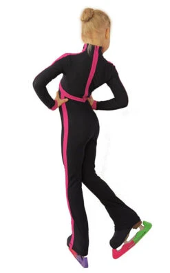 IceDress - Figure Skating Training Overalls - Sport Style (Dark Gray-Blue With Fuchsia) -SkateHaven Store 7d53ac02c37e 87448 76290 79804.1582475659