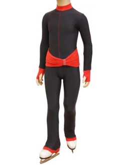 IceDress - Figure Skating Training Overalls - Oriental (Gray With Red Belt) -SkateHaven Store 7ef4b94818861b11c4346595d0dbd779 74659 75866 21644 36170 94524 37562.1582477656