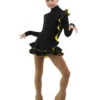 IceDress Figure Skating Dress - Thermal - Flamenco (Black With Yellow) -SkateHaven Store 7f6e23f4ce04 64993 87764.1582466826