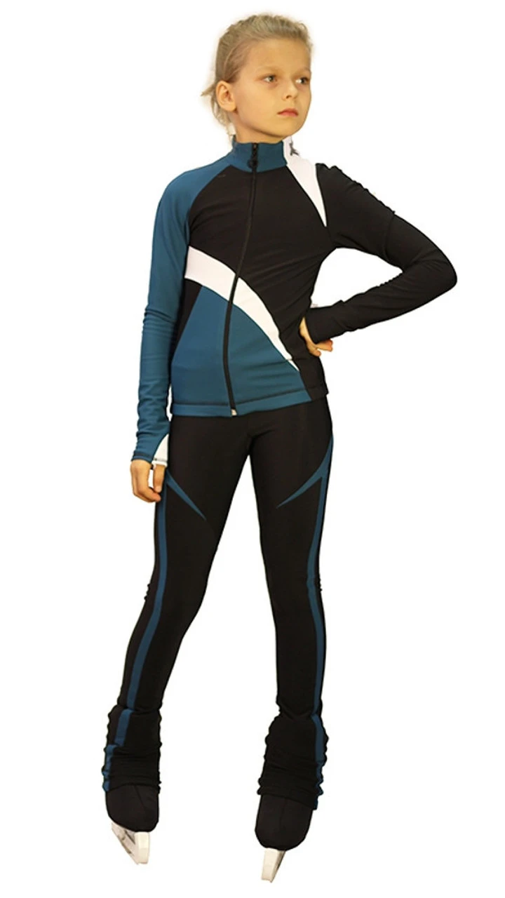 IceDress - IceDress Figure Skating Outfit - Thermal - Split (10% OFF, Size CXL, Turquoise) 3 IceDress - IceDress Figure Skating Outfit - Thermal - Split (10% OFF, Size CXL, Turquoise)