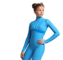 IceDress Figure Skating Overalls - Thermal - Style (Blue With Velvet Trim) -SkateHaven Store 86e1d7d5a439 16652 98346 55820.1582457983