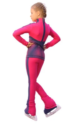 IceDress Figure Skating Pants - Jump (Raspberry With Gray-Blue Stripes) -SkateHaven Store 8771df63dba7 60291 88356 50225 90695 31685 31592.1582448035