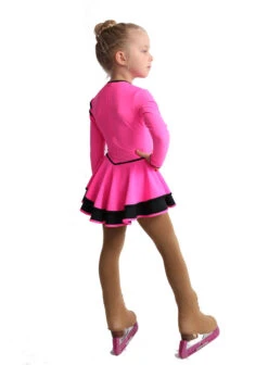 IceDress Figure Skating Dress - Thermal - Duet (Hot Pink With Black) -SkateHaven Store 8837c495bd5c 40460 22256 19630.1582430968