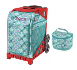 Zuca Sport Bag - Kokomo Mermaid W/Lunchbox (Limited Edition/Red Frame)
