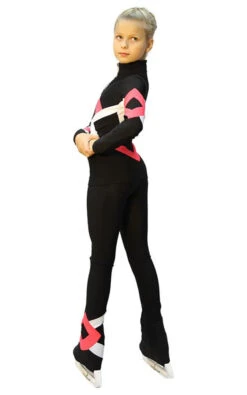 IceDress Figure Skating Outfit - Thermal - Bauer (Black, Coral And White) -SkateHaven Store 8b4fa1c96598 63410 97312 64381.1582444274