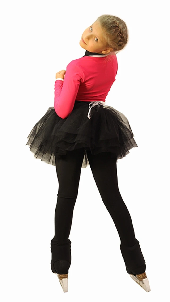 IceDress Figure Skating Outfit - Thermal - Fuete (Raspberry) 4 IceDress Figure Skating Outfit - Thermal - Fuete (Raspberry) - Image 2